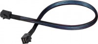 Silverstone SST-CPS04, SFF-8643 36-Pin x 2, Length: 500mm, SAS Ports: 4, Black
