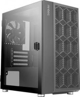 Antec NX200M, Mini-Tower, Tempered Glass, Drives Bays: 2x3.5", 1x2.5", Expansion Slot: 4, Motherboard Support: M-ATX/ITX, Pre-Installed Fan: 1x120mm, Black