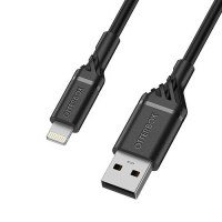 OtterBox 78-52525, USB-A to Lighting Cable, Length: 1m, Black, 1 Year Warranty