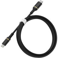 Otterbox 78-52551, USB C to Lightning Fast Charge MFi/USB PD Cable, Length: 1m, Black Shimmer, 2 Year Warranty