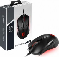 MSI CLUTCH-GM08, Clutch GM08 Gaming Mouse, Buttons: 6, 4200dpi, Wired, 1.8m, Black