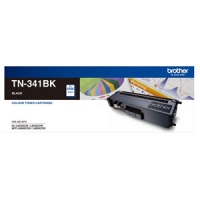 Brother TN-341BK, Black Toner Cart, 2,500 pages, Compatible With BROTHER HL L8250CDN, HL L8350CDW, MFC L8600CDW, MFC L8850CDW