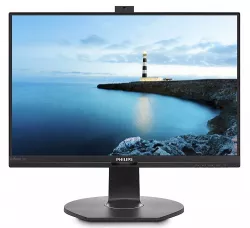 Philips 24", 1920X1080 5MS VGA/DP/HDMI USD3.0 SPEAKERS WEBCAM HIGH-ADJUSTABLE VESA, 1 Year Philips 24", 1920X1080 5MS VGA/DP/HDMI USD3.0 SPEAKERS WEBCAM HIGH-ADJUSTABLE VESA, 1 Year