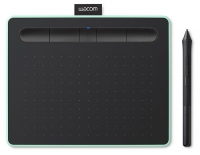 Wacom CTL-4100WL/K0-C, Intuos Small with Bluetooth, Black, 152 x 95mm Active Area, 4,096 Pressure Sensitivity Levels, Battery-Free Wacom 4K Pen 7mm Reading Height, Bluetooth Technology, Electro-Magnetic Resonance Technology, 8.8mm Thin, Integrated Pen Nib Storage, Built-in Pen Tray, 4x ExpressKeys, 1.5m USB to Micro-USB Cable (L Shape Plug), 15x Included Nibs (5x Standard, 5x Felt, 5x Flex), 1 Year