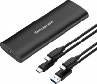 Simplecom SE516, Tool-Free, SATA Dual Protocol, M.2, USB-C Enclosure