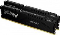 Kingston KF552C40BBK2-32, Fury Beast, DDR5 32GB(2x16GB), 5200MHz, CL40, 1.25V, Black