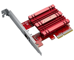 Asus XG-C100C-V2, 10G PCIe Adapter, 1xRJ45 Port, Inbuilt QoS