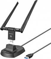 Simplecom NW811, AX1800 Dual Band Wireless AX USB Adapter, 2x5dBi Antennas
