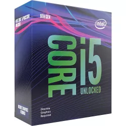 Intel Core I5-9600KF, Hexa Core, Threads: 6, Base Processor Frequency: 3.70 GHz, Max Turbo Frequency: 4.60 GHz, 9 MB SmartCache, 95W TDP, 3 Years Intel Core I5-9600KF, Hexa Core, Threads: 6, Base Processor Frequency: 3.70 GHz, Max Turbo Frequency: 4.60 GHz, 9 MB SmartCache, 95W TDP, 3 Years