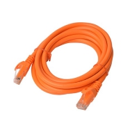 8Ware PL6A-2ORG, Cat6a UTP Ethernet Cable, 2m, Orange, 1 Year Warranty
