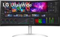 LG 40WP95C-W, 39.7" Curved, 5120x2160, 21:9, 5ms, FreeSync, 2xHDMI, 1xDP, USB, Speakers, VESA, Adjustable Height, Tilt, Swivel