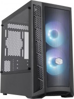 Cooler Master MCB-B311L-KGNN-S02, MasterBox, Mini-Tower, Tempered Glass, Drive Bays: 2x3.5", 2x2.5", Expansion Slot: 4, Motherboard Support:Micro-ATX/Mini-ITX, Pre-Installed Fan: 2x120mm, Black
