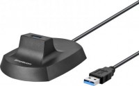 Simplecom CA311, USB3.0 Extension Cable with Cradle Stand, 1m