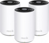 TP-Link DECO XE75 PRO(3-PACK), AXE5400 Tri-Band Mesh Wi-Fi 6E System, 2×2 MU-MIMO, OFDMA, Pack of 3