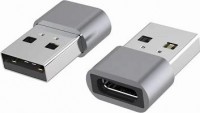 Astrotek  AT-USBCUSBA-FM, USB-C to USB2.0 OTG Adapter, Female to Male, 480Mhz, Sliver, 