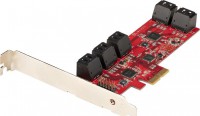 Startech 10P6G-PCIE-SATA-CARD, SATA PCIe Card, 10xSATA Ports, 2xPCIe2.0