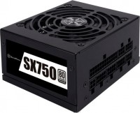 Silverstone SST-SX750-PT, 750W, 80 Plus Platinum, Fully Modular, Fan: 92mm, SFX, MTBF: 100,000 Hours,
