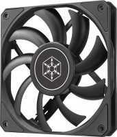 Silverstone SST-AS120B, Air Slimmer 120, Size: 120mm, PWM, Airflow: 63.67CFM, Noise: 31.7dBA, Black,