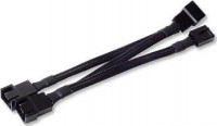 Silverstone SST-CPF02, PWM Fan Splitter Cable, Length: 100mm, Black