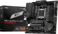 MSI PRO B650M-A WIFI, mATX, AMD AM5, 4xDDR5, 2xM.2+4xSATA 4Gb/s, RAID, 3xPCle, 1xHDMI, 1XDP,  GbE LAN, Wireless AX+Bluetooth, 8xUSB3.0, RGB,