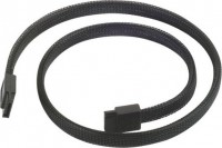 SilverStone SST-CP07, SATA Ⅲ CABLE-180∘TO 180∘, Sleeved Cable with Locking Latch
