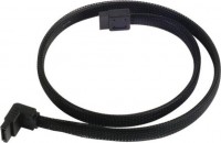 SilverStone SST-CP08, SATA Ⅲ CABLE-90∘TO 180∘, Sleeved Cable with Locking Latch