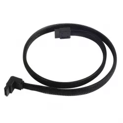 SilverStone SST-CP08, SATA ? CABLE-90?TO 180?, Sleeved Cable with Locking Latch, 500mm, 1 Year SilverStone SST-CP08, SATA ? CABLE-90?TO 180?, Sleeved Cable with Locking Latch, 500mm, 1 Year
