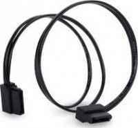 SilverStone SST-CP11B-300, Low Profile 30cm SATA 6G Cable, Black