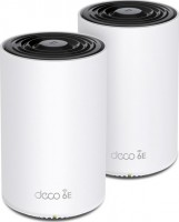 TP-Link DECO XE75 PRO(2-PACK), AXE5400 Tri-Band Mesh Wi-Fi 6E System, 2×2MU-MIMO, OFDMA, Pack of 2, 