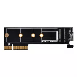 SilverStone SST-ECM25, M.2 to PCIe x4 Adapter Card, Supports 2230, 2242, 2260 & 2280 M.2 SSDs, Interface: PCIe x4 x4, SSD Interface: M.2 (NGFF), Dimensions: 32 x 6 x 100 mm, 1 Year SilverStone SST-ECM25, M.2 to PCIe x4 Adapter Card, Supports 2230, 2242, 2260 & 2280 M.2 SSDs, Interface: PCIe x4 x4, SSD Interface: M.2 (NGFF), Dimensions: 32 x 6 x 100 mm, 1 Year