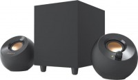 Creative 90027660, Pebble Plus 2.1 Speaker, Aux-in, USB, Black, 