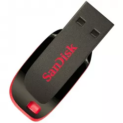 Sandisk Cruzer Blade USB Flash Drive CZ50 32GB USB2.0 Black with red accent compact design 5Y - MOQ:5 SDCZ50-032G-B35 Sandisk Cruzer Blade USB Flash Drive CZ50 32GB USB2.0 Black with red accent compact design 5Y - MOQ:5 SDCZ50-032G-B35