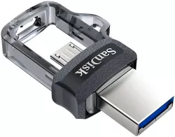 Sandisk Ultra Dual Drive m3.0 SDDD3 16GB USB3.0 Black USB3.0/micro-USB connector OTG-enabled Android devices 5Y - MOQ:5 SDDD3-016G-G46 Sandisk Ultra Dual Drive m3.0 SDDD3 16GB USB3.0 Black USB3.0/micro-USB connector OTG-enabled Android devices 5Y - MOQ:5 SDDD3-016G-G46