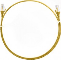 8Ware CAT6THINYE-1M, CAT6 Ultra Thin Slim Ethernet Network Cable, Length: 1m, Yellow,