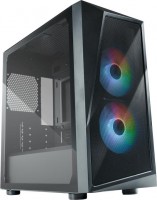 Cooler Master CP320-KGNN-S00, Mini-Tower, Tempered Glass, Drive Bays: 2x3.5"/2.5", 2x2.5", Expansion Slot: 4, Motherboard Support: Mini ITX/Micro ATX, Pre-Installed Fan: 2x120mm, Black