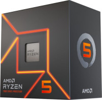AMD 100-100001015BOX, Ryzen 5-7600, AM5 Socket, 6 Cores, 12 Threads, Base: 3.8GHz, Turbo: 5.1GHz, 32MB Cache, TDP: 65W, 