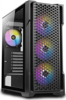 Antec AX90, Mid-Tower, Tempered Glass, 2x3.5"/1x2.5", 2x2.5", Expansion Slots: 7, Motherboard Support: ATX/M-ATX/ITX, Pre-Installed Fan: 4x120mm, Black
