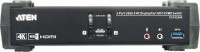 Aten CS1922M-AT-U, 2-Port USB 3.0 4K DisplayPort MST KVMP Switch, 2xUSB Port, 1xHDMI Port, 1xDP Port,