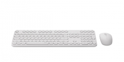 Rapoo X260S-WHITE, Wireless Optical Keyboard & Mouse Combo, Wireless Connection: Up To 10m