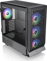 Thermaltake CA-1X5-00M1WN-00, Ceres 500 ARGB, Mid-Tower, Tempered Glass, Drive Bays: 2x3.5", 6x2.5" or 8x2.5", Expansion Slot: 7, Motherboard Support: Mini ITX/Micro ATX/ATX/E-ATX, Pre-Installed Fan: 4x140mm, Black
