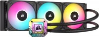 Corsair CW-9060070-WW, iCUE H150i Elite Capellix XT, Size: 3x120mm, Socket: Intel LGA 1700/1200/1150/1151/1154/1155/1156/2066/2011-3/2011, AMD AM5/AM4/sTRX4, Black, Pack of 3