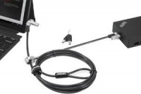 Lenovo 4XE1B81918, NanoSaver Twin Head MasterKey Cable Lock, Black,
