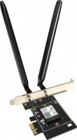 Tenda E33, AX5400 Tri-band Gigabit Adapter, Wireless AX+Bluetooth, 1xPCIe Port, 2xDetachable Antenna, 