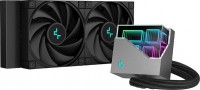 DeepCool R-LT520-BKAMNF-G-1, LT520 Liquid CPU Cooler, Size: 2x120mm, Socket: Intel LGA2066/2011-v3/2011/1700/1200/1151/1150/1155, AMD sTRX4/sTR4/AM5/AM4, Black, 5 Year Warranty 	