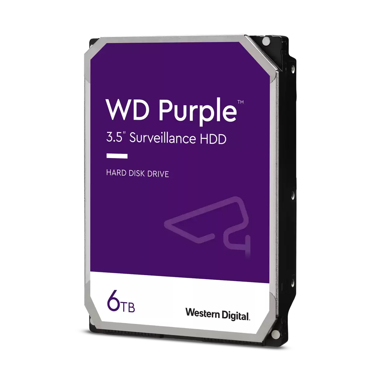 Western Digital WD64PURZ, Purple Surveillance HDD, 6TB, 3.5", SATA 6Gb/s, 5400RPM, 64MB Cache, 3 Year Warranty
