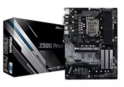 Asrock Z390-PRO4, Z390 Pro4 LGA 1151 ATX Motherboard, Supporting 9th and 8th Gen Intel Core processors, Intel Z390 chipset, 4x DDR4 DIMM (max. 64GB), 2x PCI-E 3.0 x16, 3x PCI-E 3.0 x1, 6x SATA3 6Gb/s, Asrock Z390-PRO4, Z390 Pro4 LGA 1151 ATX Motherboard, Supporting 9th and 8th Gen Intel Core processors, Intel Z390 chipset, 4x DDR4 DIMM (max. 64GB), 2x PCI-E 3.0 x16, 3x PCI-E 3.0 x1, 6x SATA3 6Gb/s,