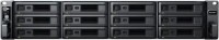 Synology RS2423RP+, Rack Station, 12 Bay NAS, 2U Rack, AMD Ryzen V1780B, 8GB DDR4 RAM, 3xRJ-45 Ports, 2xUSB3.0 Ports, 1xExpansion Port, Diskless,