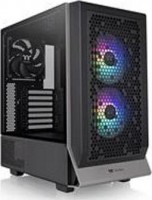 Thermaltake CA-1Y2-00M1WN-00, Ceres 300, Mid Tower, Tempered Glass, Drive Bays: 1x3.5", 2x2.5", Expansion Slot: 7, Motherboard Support: Micro ATX/ATX/E-ATX/Mini ITX, Pre-Installed Fan: 3x140mm, ARGB, Black, 