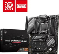MSI B650 GAMING PLUS WIFI, ATX, AMD AM5, 4xDDR5, 2xM.2+4xSATA 6Gb/s, 3xPCIe, RAID, 1xHDMI, 1xDP, GbE LAN, Wireless AX+Bluetooth, 8xUSB3.0,