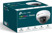 TP-Link VIGI C250-4MM, Dome Network Camera, 5MP, H.265+, 30m IR, Built-in Microphone, IP67, 1 Camera System, 